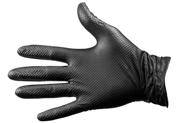 Nitrile Blax HD Heavy Duty Black Nitrile Gloves